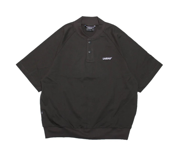 UNBIND】UN2196SUMMER HI-NECK SWEAT/M/CHARCOAL